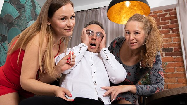 Watch splendid Marta and Zabava Strap's xxx