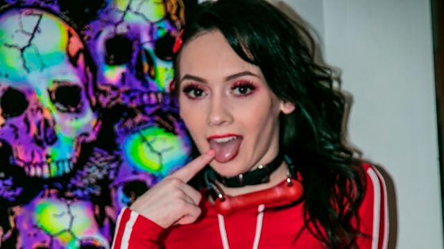 Engenhosa Athena Rayne em curvas clipe