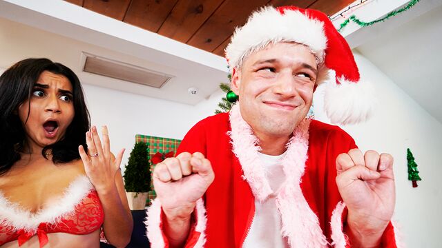 Talented Roxie Sinner and Ashlyn Peaks - christmas clip - Big Tits, Round Asses