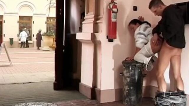 Bimbo in Draußen Clip von Fuck On Street