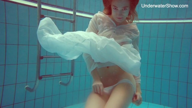 Outside scene with erotic puss from Underwater Show