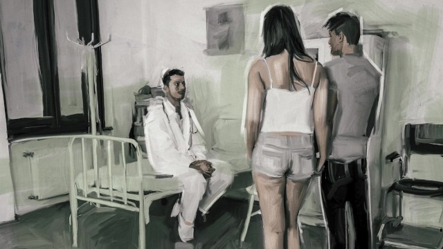 Clip de la perrita Kama de sexo de tres 