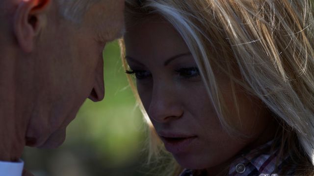 Oldje featuring Donna Bell's blowjob dirt