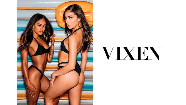 Vixen presenta xxx con las jovencitas de Emily Willis y Scarlit Scandal