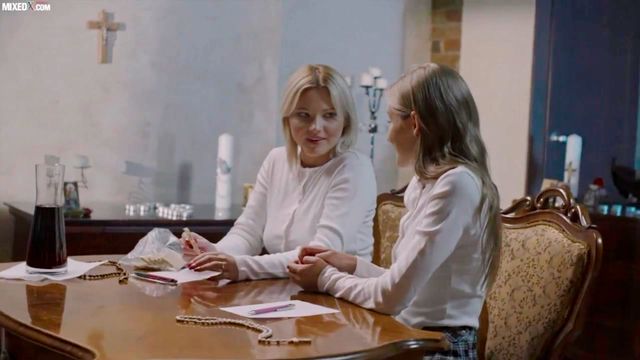 Adolescente sexo com aprazível  Tiffany Tatum e Zazie Skymm do Mixed X