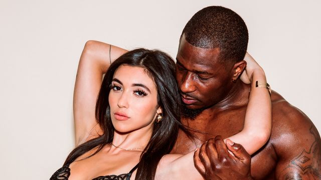 Scène les jambes sur les épaules de la renversante Brooklyn 