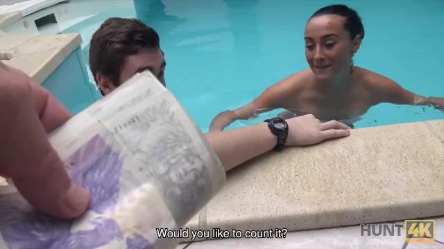 Hunt4k featuring Anna Rose's brunette dirt