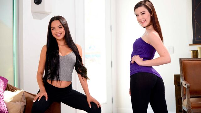 Maya Bijou e Jenna Reid em pesado trailer no Teens Like It Big