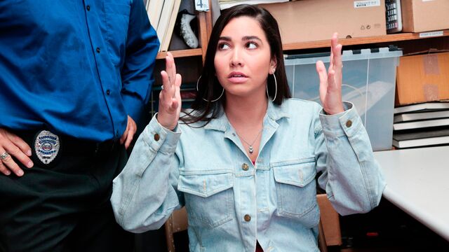 Shoplyfter featuring Karlee Grey's blowjob clip