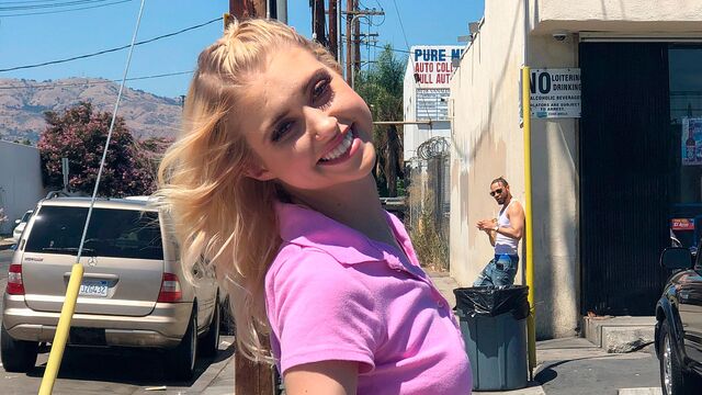 Nice-looking Chloe's tit licking porn