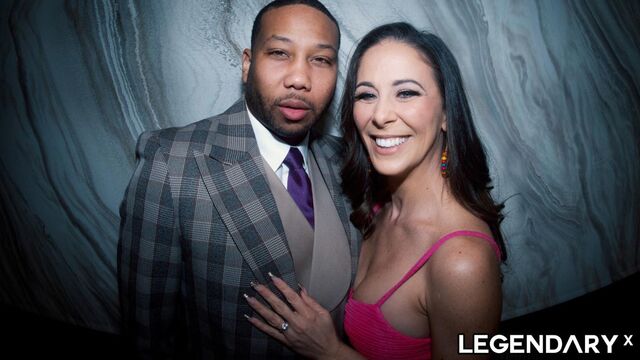 Romantische Cherie Deville in Interracial Fickfilm