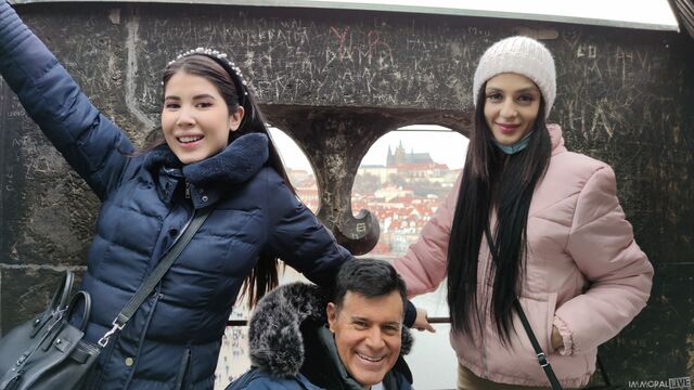 Contenu de gorge profonde avec la joueuse Lady Dee et Mia Trejsi de Immoral live