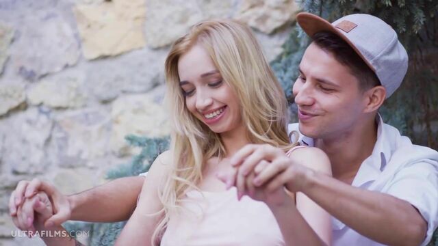 Ultra Films featuring Leila Fiore's public sex