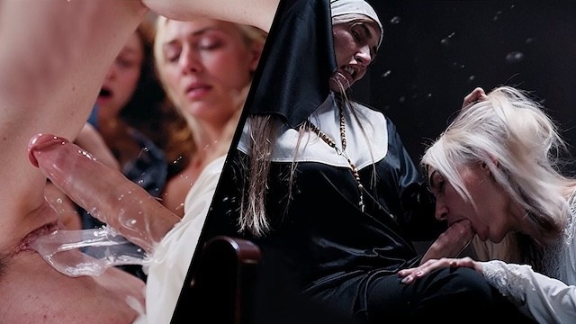 Oscenità creampie con squisita Amirah e Chloe