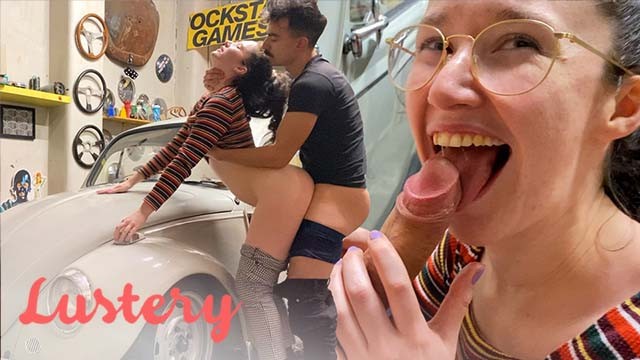 Lustery प्रस्तुत करता है चिकफ्रेंड का बिग गांड दृश्य