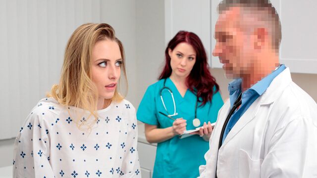 Perv Doctor featuring Kyler Quinn and Jessica Ryan's 69 scene