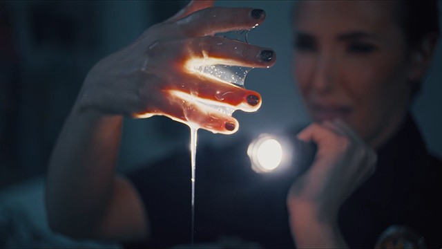 Cute Casey and Cherry's shemales cumming video