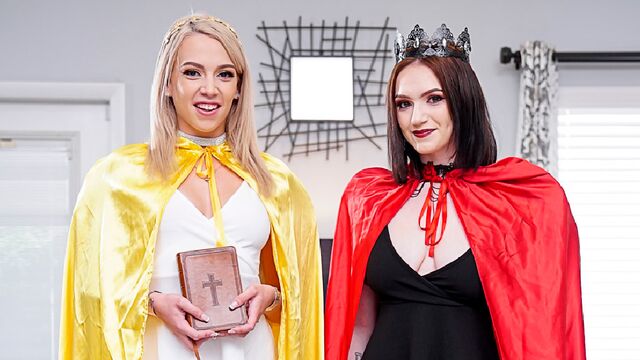 मोहक Gracie Gates और Madison Summer - सीधे बाल xxx - Daughter Swap