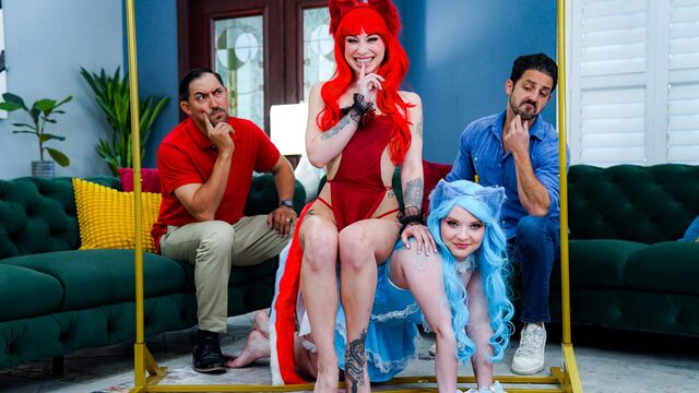 Daughter Swap presenta acción con las vaquera de Harlow West y Raven Lane