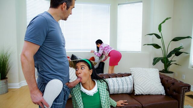 Sofisticada Ameena Green em boquete sexo