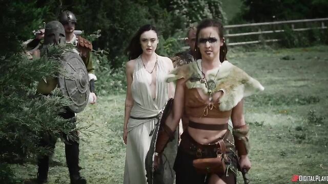 Pulchritudinous Amirah and Catherine's doggystyle smut