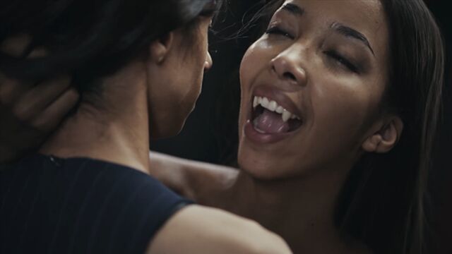 Alluring Lia Lin's lesbian action