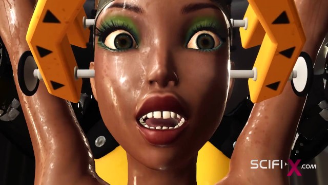 पल्च्रिटुडिनस वेश्या - कुत्ते शैली फुटेज - Scifi-X