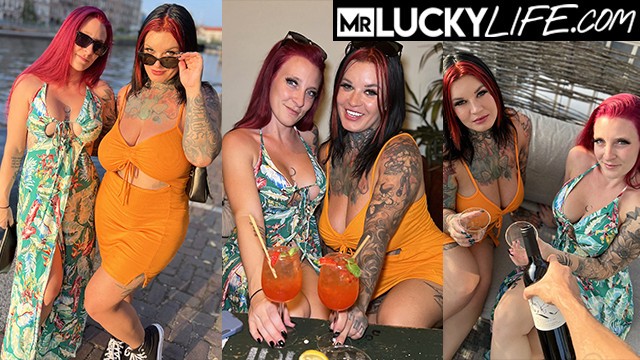 Mr Lucky Life présente scène sucer une queue de Sabien DeMonia