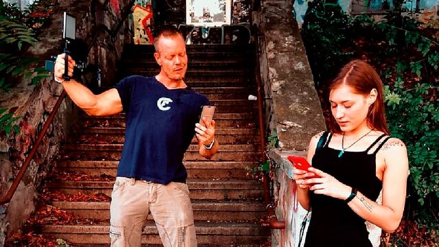 Película con la atrevida Mina con joven de Down To Fuck Dating