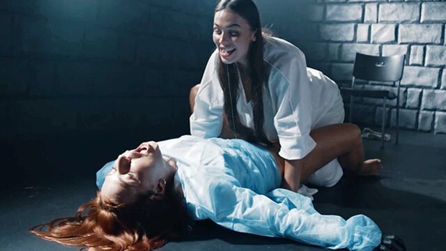 Cutesy Clemence Audiard and Milan Cheek's russian clip