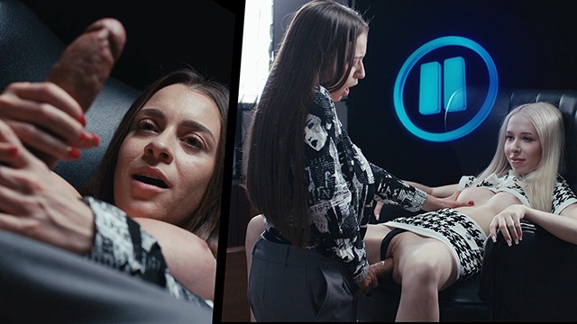 Rodaje de la alocada Josephine y Nata de tetas grandes 