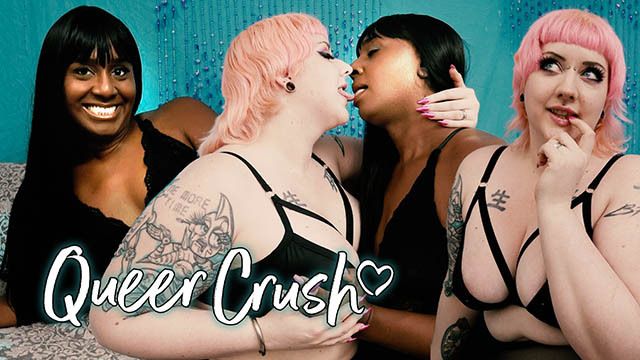 QueerCrush apresenta interracial filme da Monique Miles