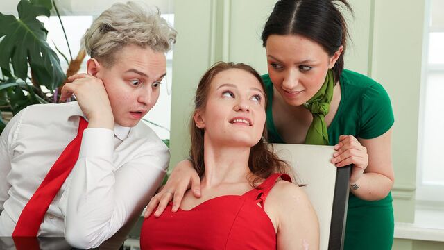 Scena a pecora con Olivia e Ashly