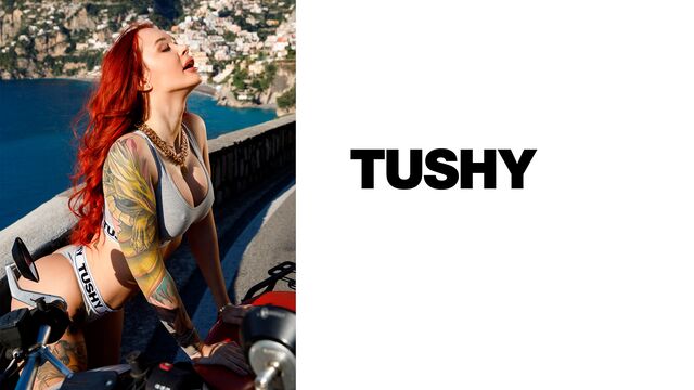 Tushy presenta porno con las piernas largas de Purple Bitch