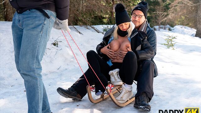 Lucette Nice en toma de mamadas de Daddy4k