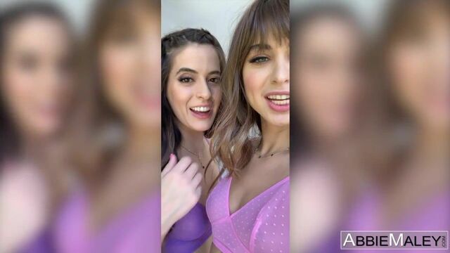 Carismática Abbie Maley em quarto safado