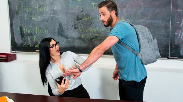 ब्लोजॉब क्रिया My First Sex Teacher से विस्फोटक  Jasmine Jae के साथ