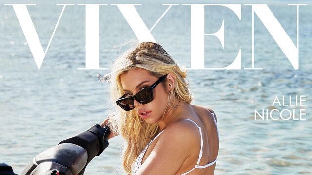 La magnética Allie Nicole en vídeo de facial