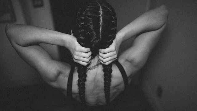 Abbie's straight hair xxx