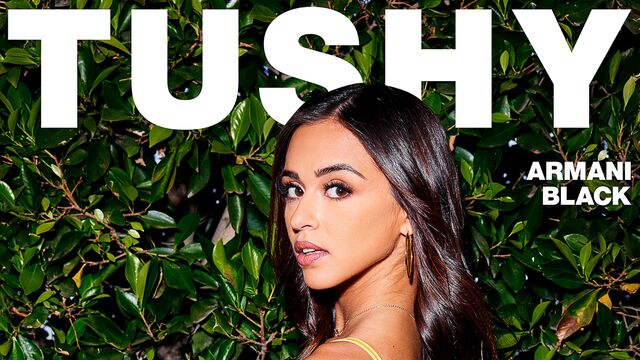 Armani Black en pornografía de oral de Tushy