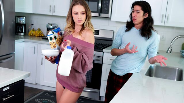 Step Siblings Caught - rodaje de con curvas